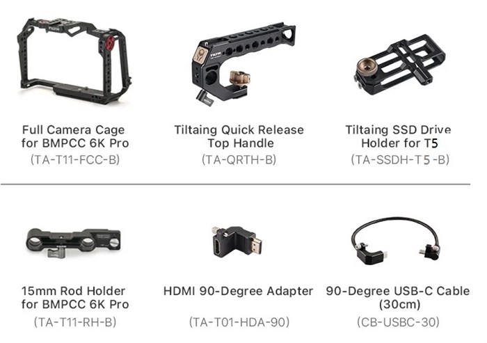 ПОЛНАЯ КОМПЛЕКТАЦИЯ КЛЕТКИ ДЛЯ КАМЕРЫ TILTA CAGE BMPCC 6K